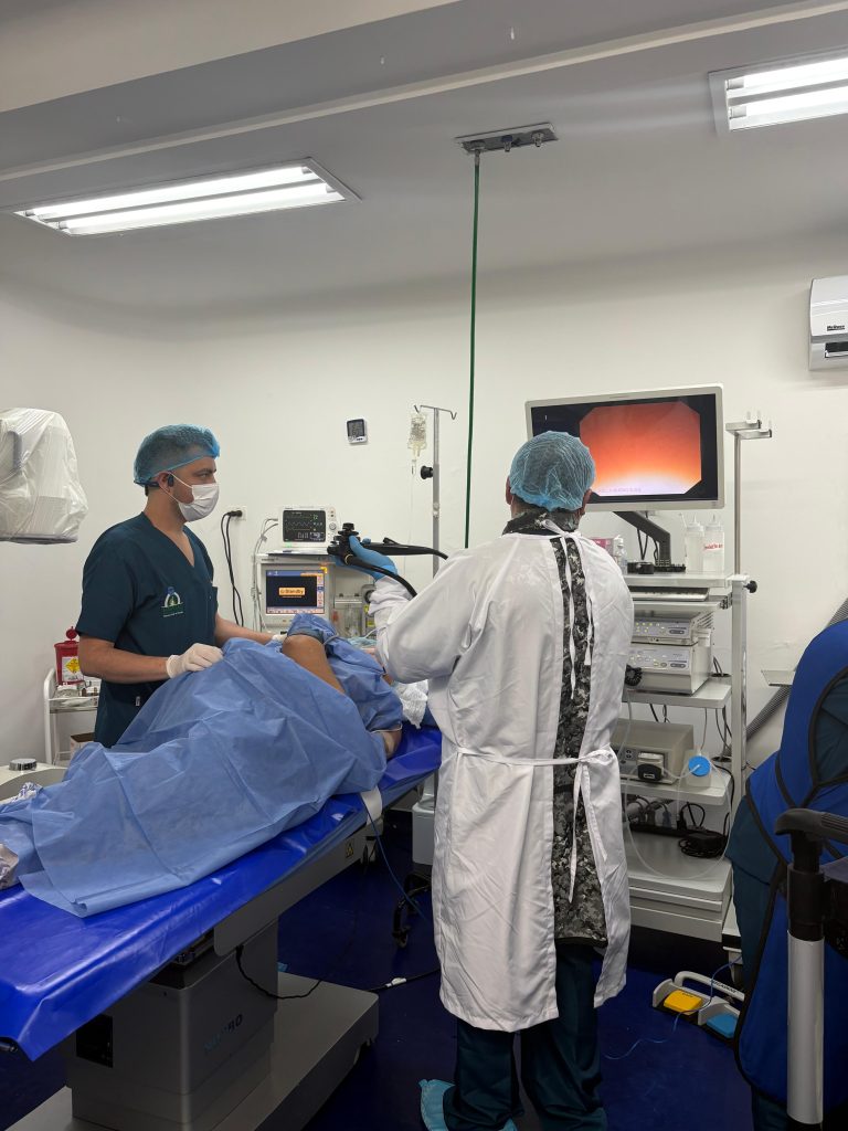 Con éxito realizamos la primera cirugía CPRE