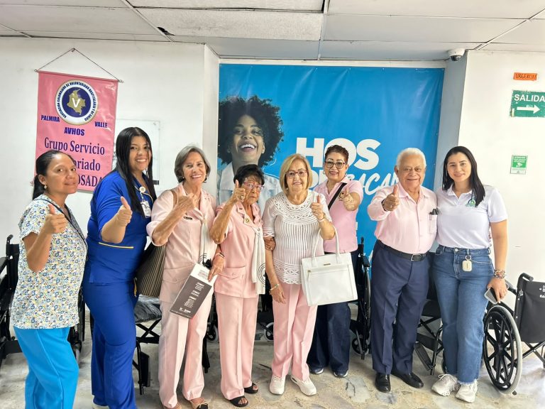 El grupo voluntariado las ‘Damas Rosadas’ de Palmira realizan significativa donación para el HROB